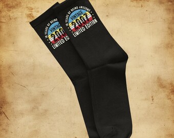 18. Geburtstag Geschenkset - LIMITED EDITION 2007 Socken Mit Schlüsselanhänger