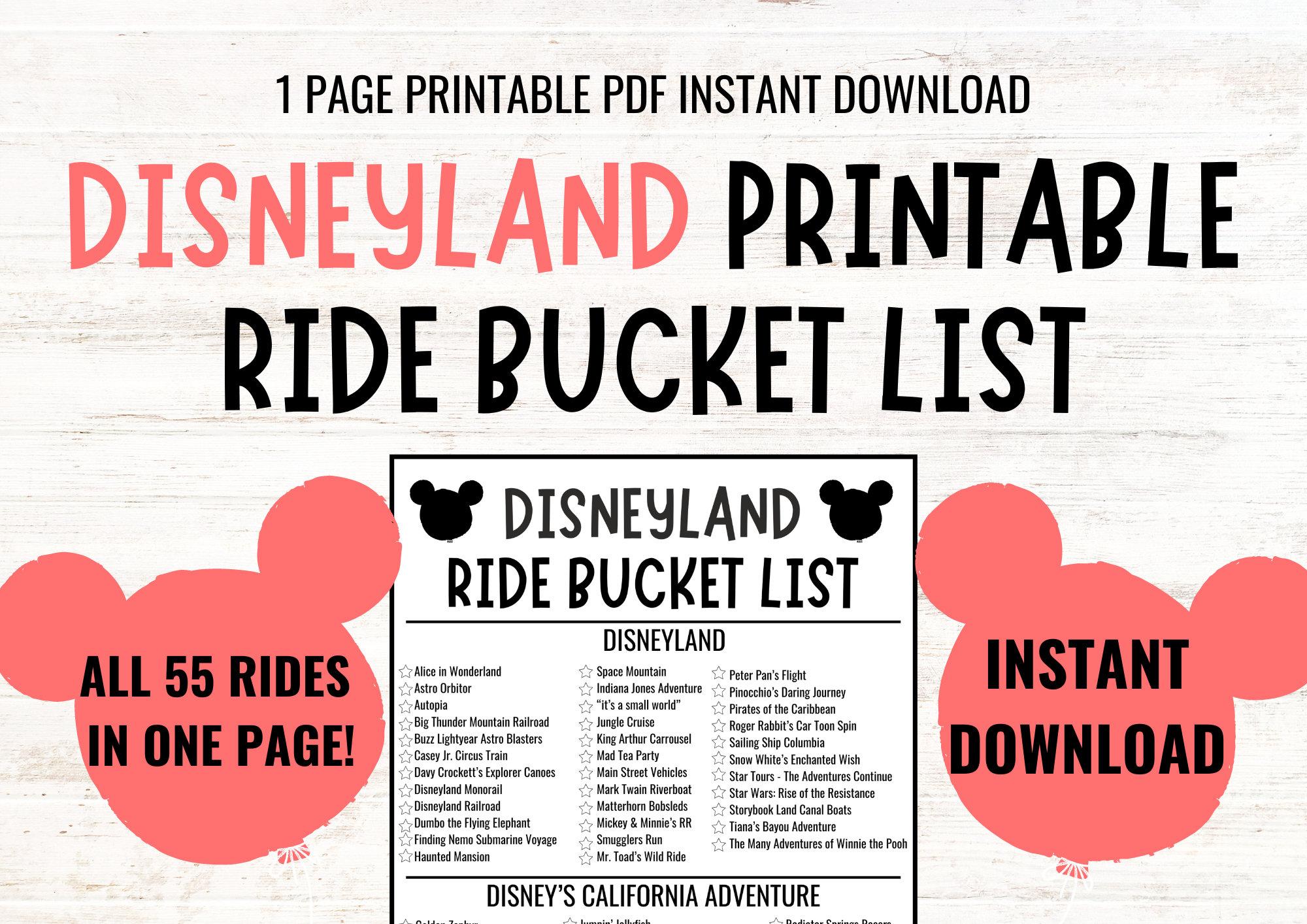 disneyland-ride-bucket-list-theme-park-bucket-list-printable-instant-pdf-download-disneyland-planner-checklist-daily-park-planner-etsy