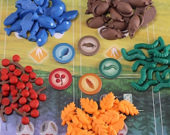 Wingspan-Compatible Upgraded Food Tokens
