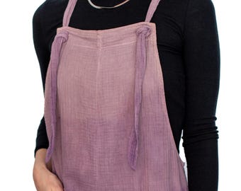 Naturally Dyed / Upcycled / Hand Dyed • Z Supply • Romper • Small • Purple