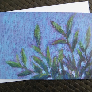 Leaves Note Cards, Set of 8 Blank Cards with Envelopes, Stationery, Greeting Cards, Art Cards