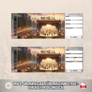 Bono musical personalizable como regalo sorpresa para aficionados a la música | Ideal para grupos | Descarga instantánea | musical