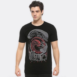 Alien Xenomorph Art T-Shirt, Herren- und Damengrößen (XEN-39001)