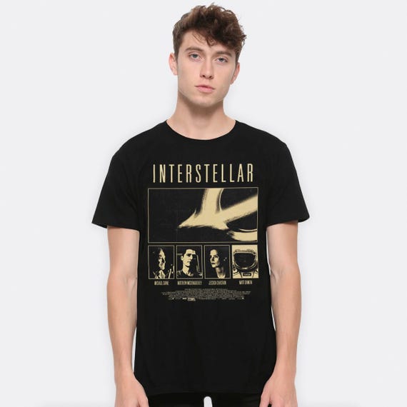 Interstellar by Christopher Nolan T-shirt, Men's and Women's Sizes