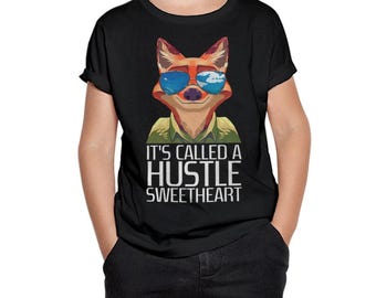 Zootopia It's Called a Hustle Sweetheart T-Shirt, Kids Sizes (ZTP-554921)