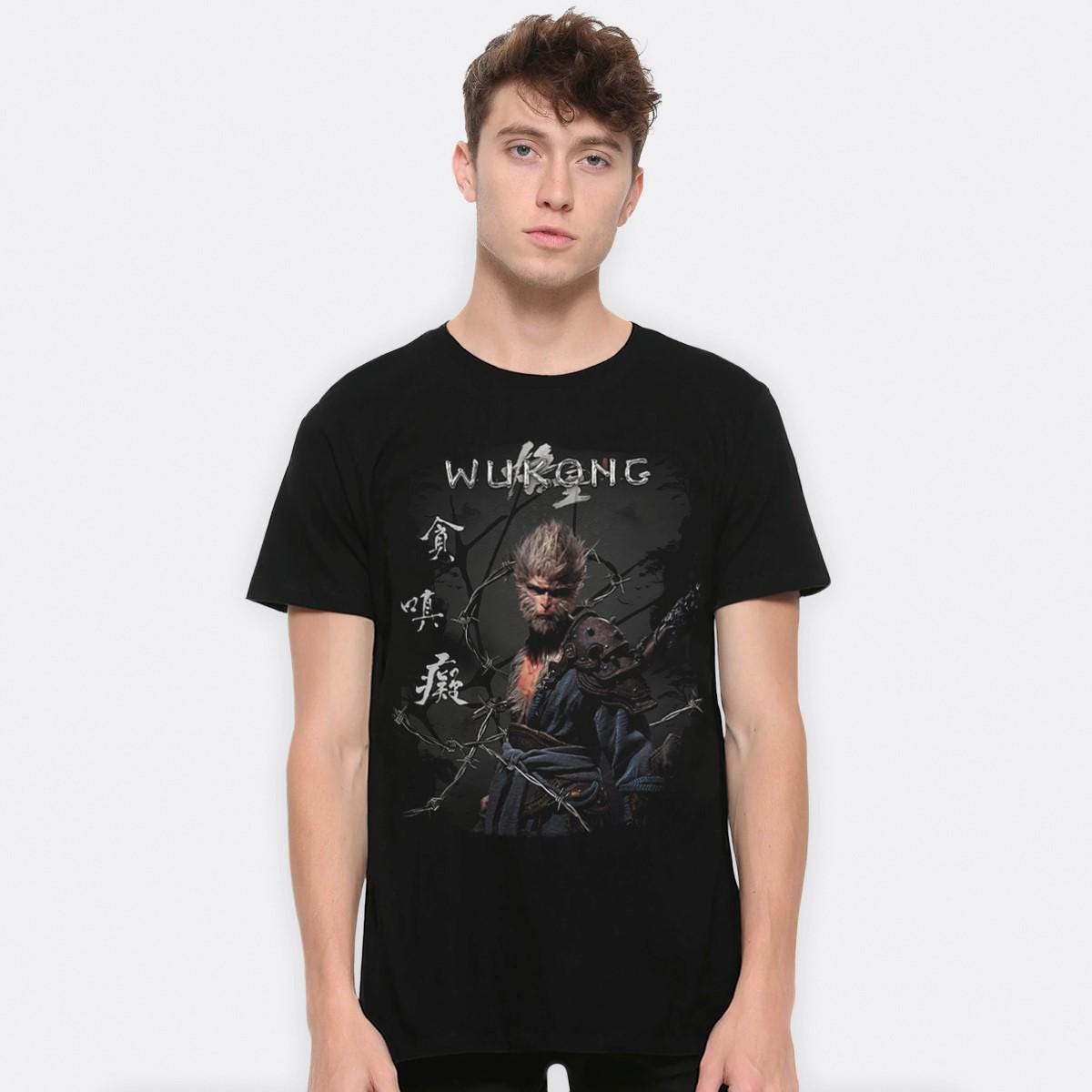 Black Myth Wukong T-Shirt, Men's and Women's Sizes (WKG-75889)