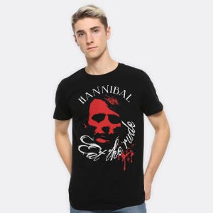 Hannibal Lecter Eat the Rude T-Shirt, Mads Mikkelsen Shirt, Men&#39;s and Women&#39;s Sizes (HNB-777041)