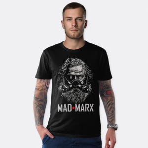 Mad Marx Graphic T-Shirt, Karl Marx Shirt, Men&#39;s and Women&#39;s Sizes (KMX-875303)