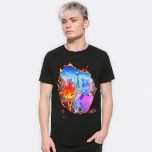 Elemental Wade and Ember T-Shirt, Men&#39;s Women&#39;s Kids Sizes (MUL-661020)
