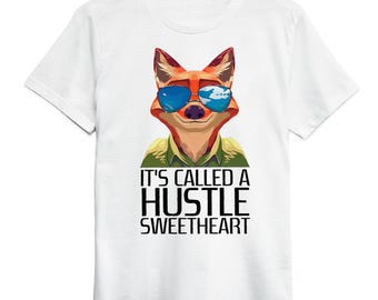 T-shirt Zootopia It's Called a Hustle Sweetheart, heren- en damesmaten (ZTP-554921)