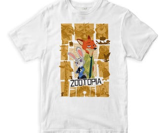 Zootropolis Judy och Nick T-shirt, herr- och damstorlekar (MUL-598520)