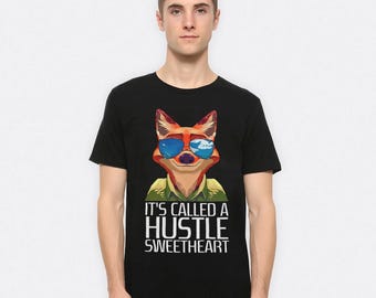 T-shirt Zootopia It's Called a Hustle Sweetheart, heren- en damesmaten (ZTP-554921)