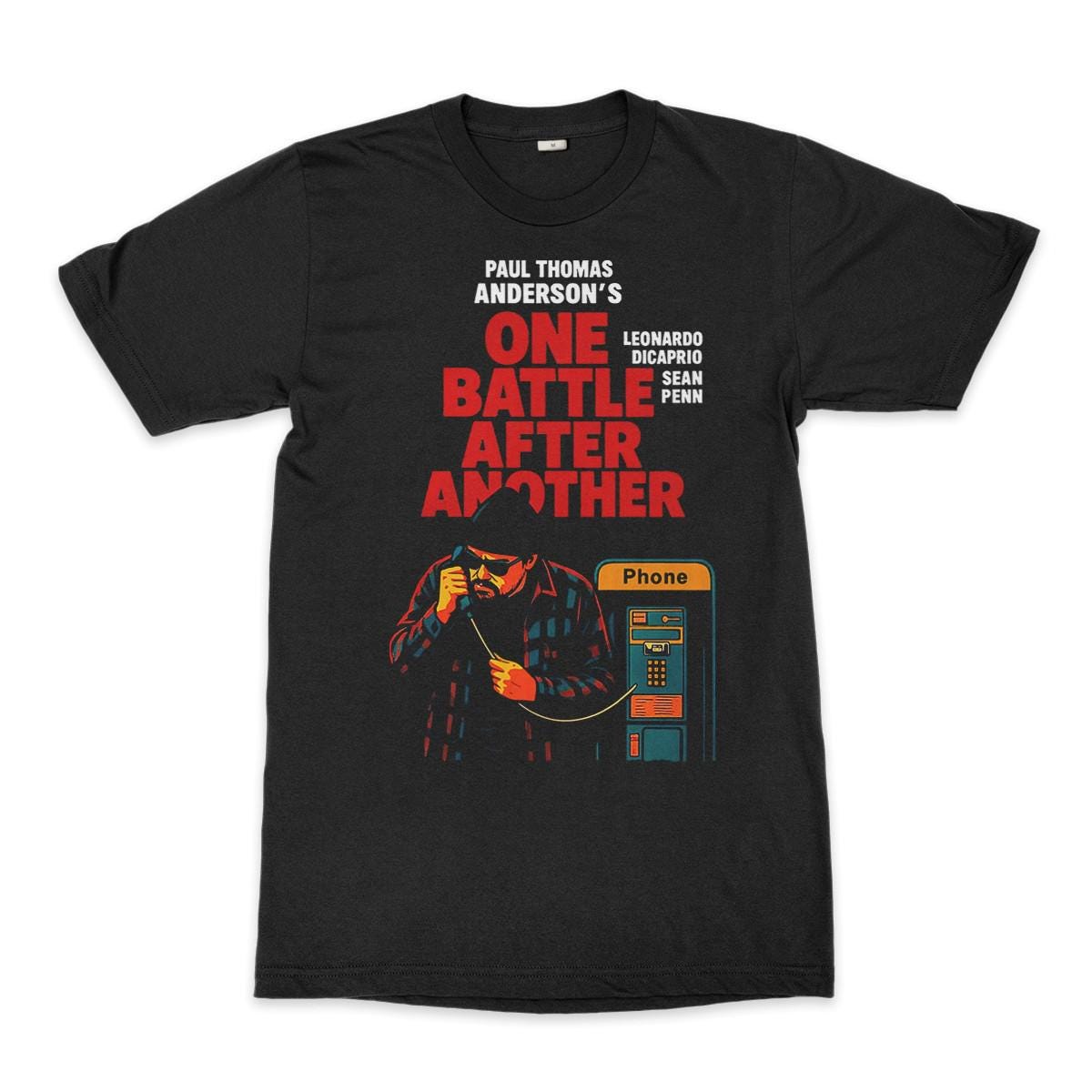 ワン・バトル・アフター・アナザー 2025 Tシャツ、レオナルド 