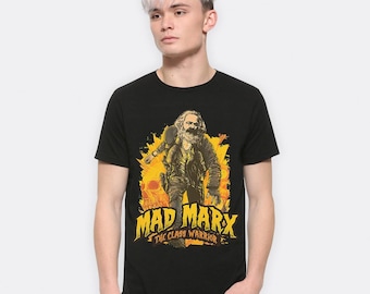 Mad Marx Der Klassenkrieger Art T-Shirt, Karl-Marx-Shirt, Herren- und Damengrößen (KMX-861533)