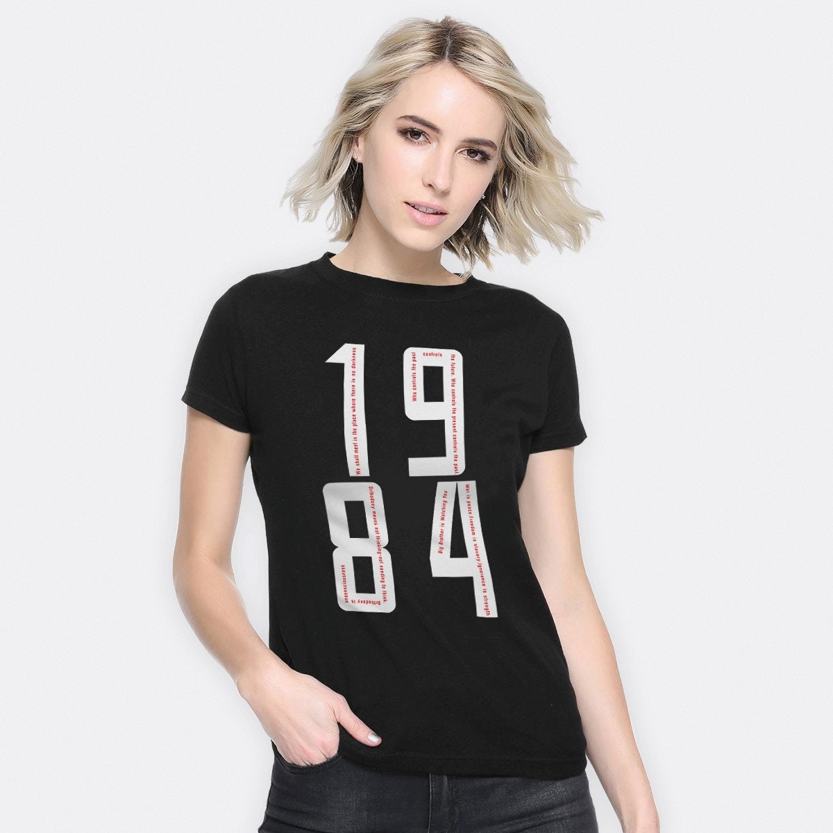 1984 by George Orwell T-shirt, Men's and Women's Sizes (RWL