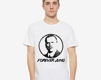 Camiseta "Forever Jung" de Carl Gustav Jung, tallas para hombre y mujer (FRG-541208)