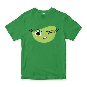 Inside Out Disgust T-Shirt, Men&#39;s Women&#39;s Kids Sizes (NSD-23190)