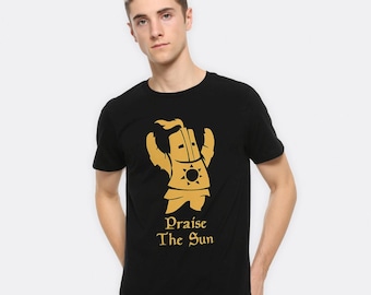Dark Souls Praise the Sun T-Shirt, Men&#39;s and Women&#39;s Sizes (DRK-752000)