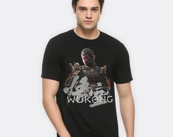 Black Myth Wukong T-Shirt, Men&#39;s and Women&#39;s Sizes (WKG-05361)