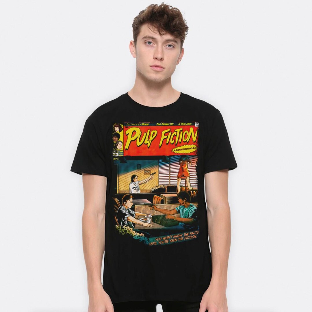 Pulp Fiction Comics T-shirt, Men's and Women's Sizes (PUL-035128