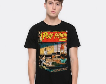 Pulp Fiction Comics T-Shirt, Men's and Women's Sizes (PUL-035128)