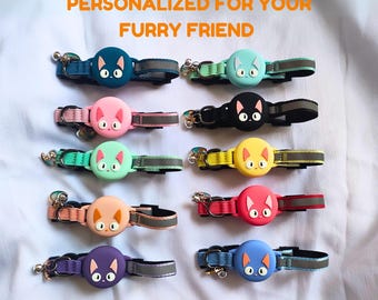 AirTag Cat Collar: Waterproof Silicone, Adjustable Safety Neckband