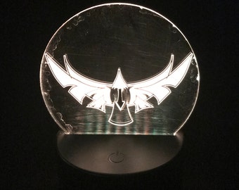 Southwestern Eagle Totem - Laser Cut, Holo Illusion Nightlight/Desklight