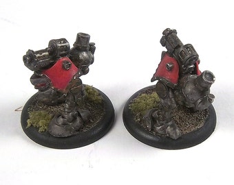 Pair of Grundback Blasters, Mercenary Light Warjack