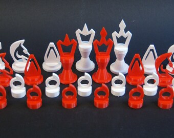 3d Printed Chess Set - Downloadable .stl files