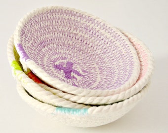 Mini Rope Bowls set of 4