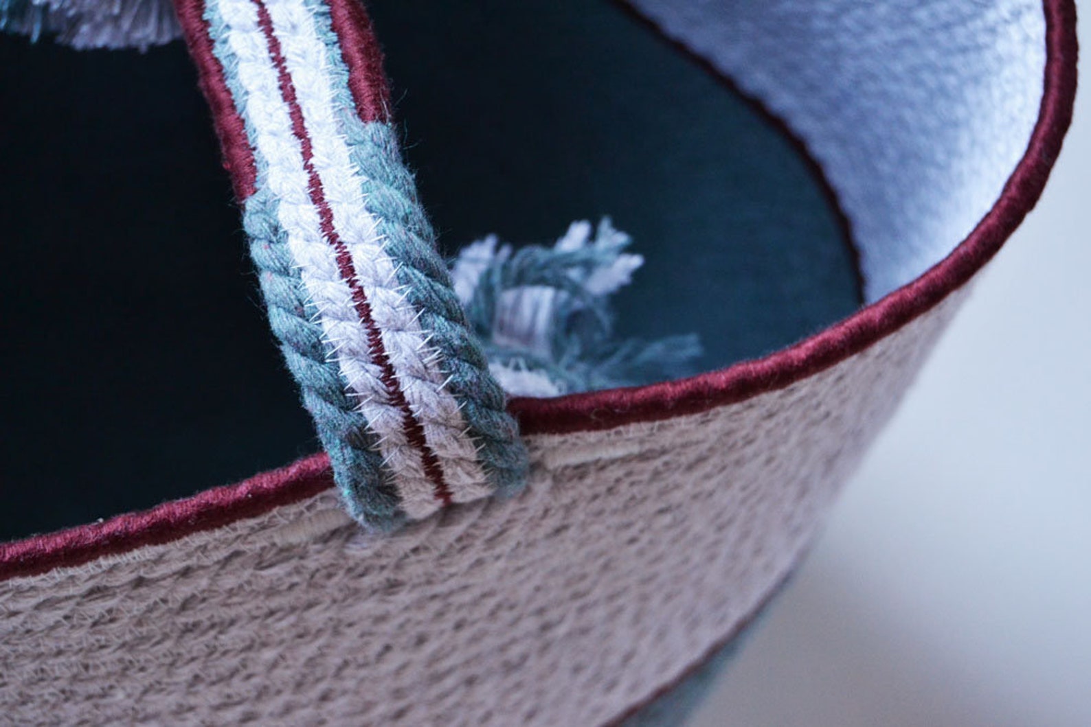 Rope Basket Bag. A Great Summer Carry All Beach Handbag Made Etsy