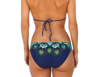 Swimwear Bikini Bottoms, Women Swimsuit, Cheeky Bikini Panties, Mermaid Swimsuit, Vacation Swimwear, Sexy Swimwear, Festival Bathing Suit