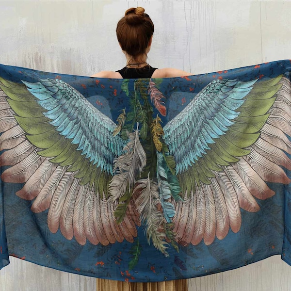 Wing Scarf Etsy