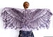 Purple ~ Angel Wings Shawl, Bohemian Scarf, Festival Clothing, Halloween Scarf, Larp Cape, Wing Wrap Shawl, Wedding Gift, Cashmere Shawl 