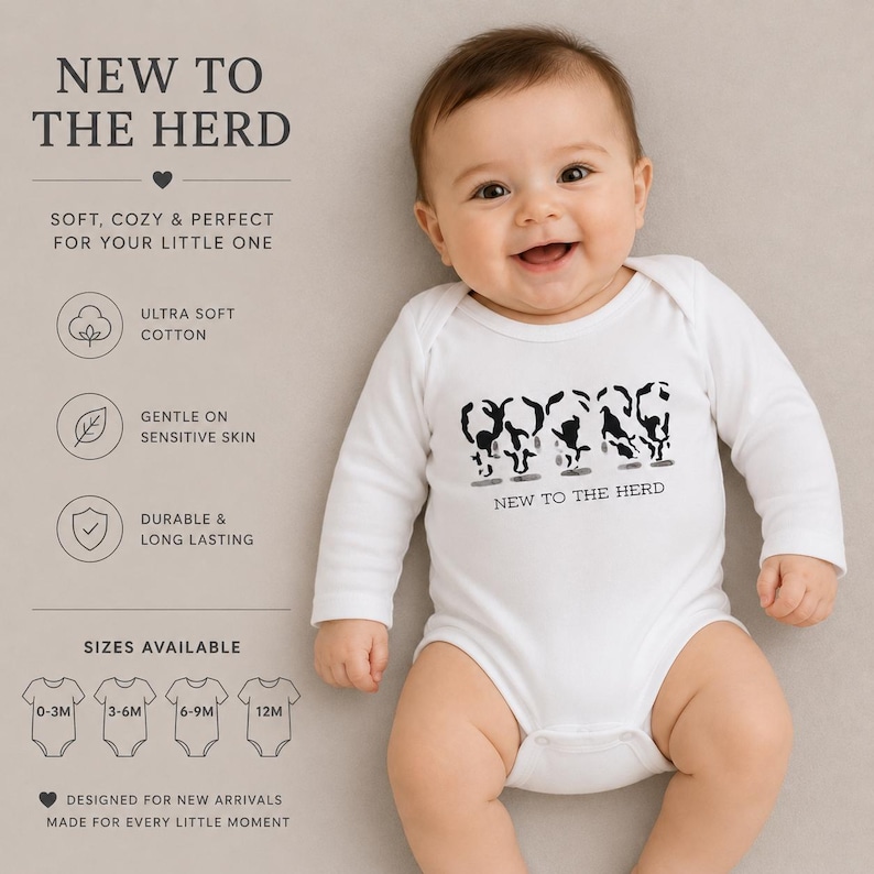 Baby Shower Gift Set Farm Animal Nursery Gift Box New Baby Cow Print Outfit Bundle Newborn Gift Set Farm Theme Book Set Personalized Gift image 9