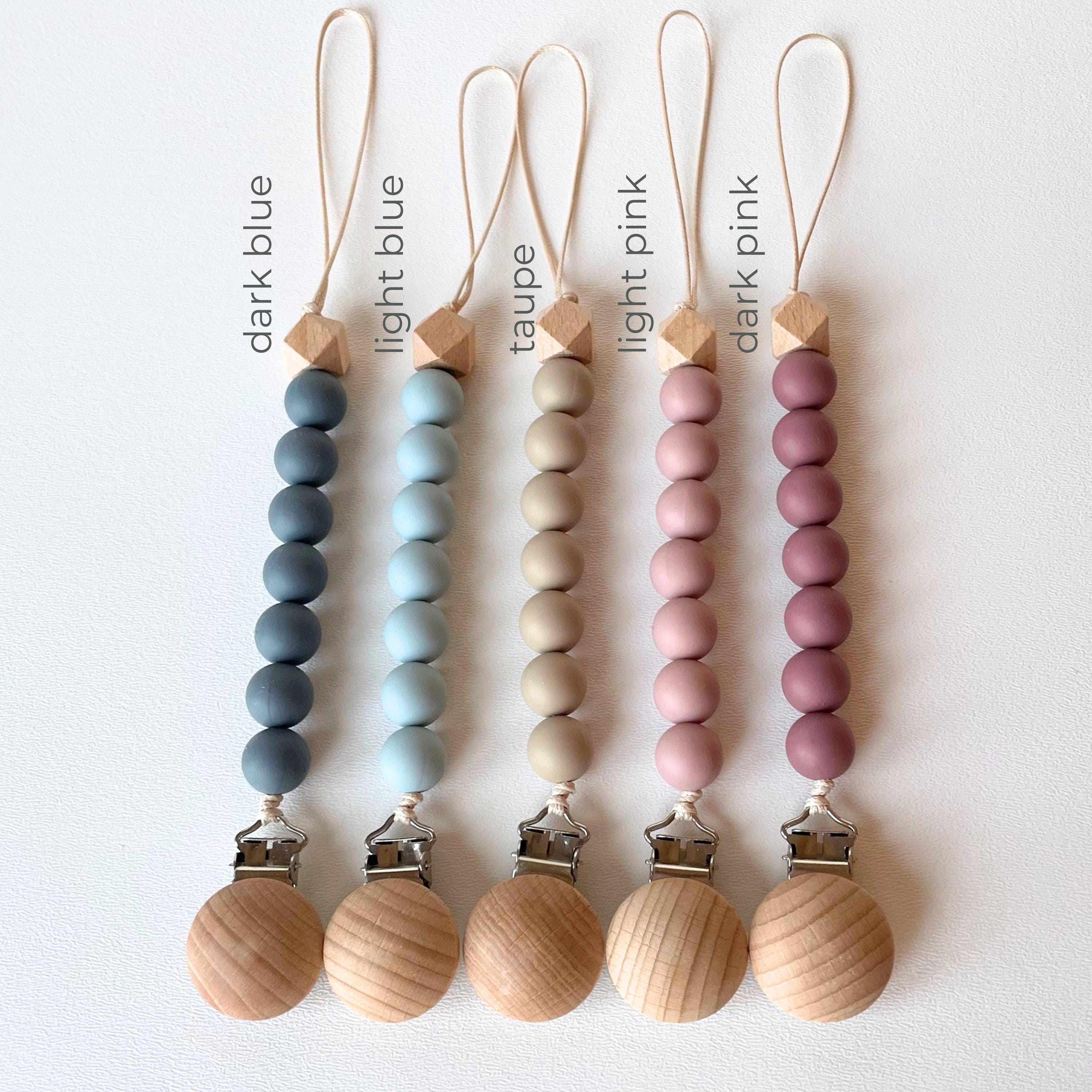 Wooden Baby Teether Silicone Teething Toy Natural Relief Baby Shower Gift Detachable Teether Sensory Toy Organic Safe Montessori Development
