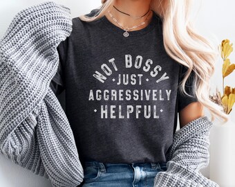 Funny Work Shirt for Women Leadership Tee Funny Present for Boss Lady Tshirt Office Wear Humor Clothing Coworker Gift Appreciation Present