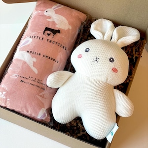 Newborn Gift Set Eco Friendly Baby Gift Gender Neutral Bundle Natural Baby Product Registry Gift Organic Care Package Welcome Baby Present