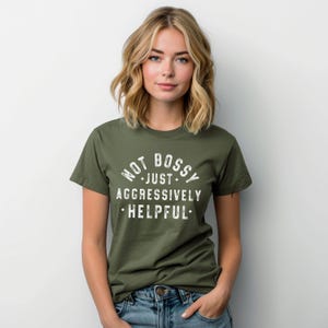 Funny Work Shirt for Women Leadership Tee Funny Present for Boss Lady Tshirt Office Wear Humor Clothing Coworker Gift Appreciation Present imagen 9