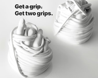 2 x lumière emmêlée - support de câble sculptural | Transformez n'importe quelle lampe en une déclaration. Prenez le contrôle.