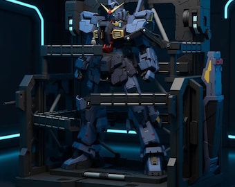 RX-178 Mk-II STL-figur | Mecha i anatomisk klass | Öppen modell med full lucka