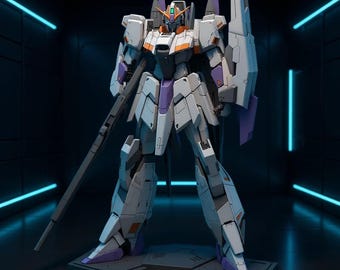 Zeta Define STL Figure | 1/100 Scale | Season 4 - Concept Grade | 3D Print File Model