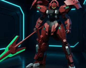 MD-0064 Darilbalde STL lichaamsfiguur | Zware aanvalsmecha | Schaalmodel 1/100