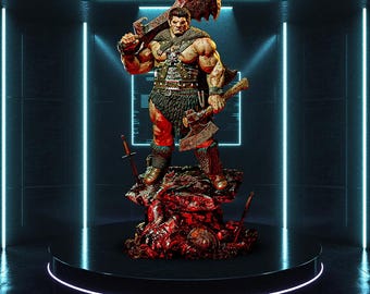 魔獣ファンアートSTL像 | 1/6スケール | 3D STLプリントファイルモデルダウンロード