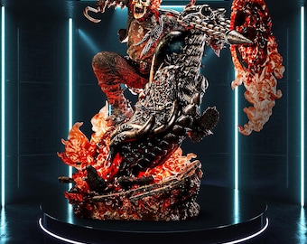 ゴーストライダー STL スタチュー | ファンアート 1/6 スケール 3D プリントファイル