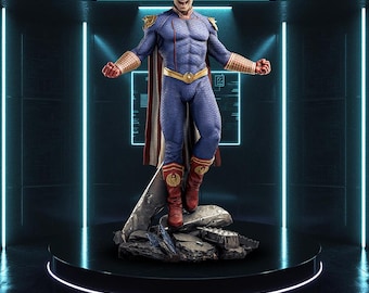 Corrupt Superhero Leader STL (Fullsize + Bust) | 3 Variants Sculpture