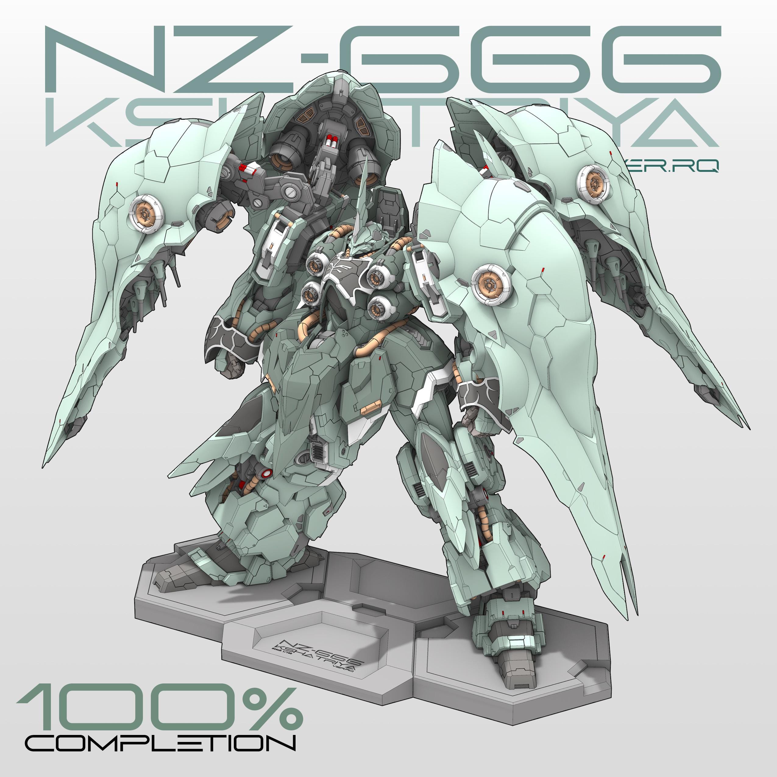 NZ-666 Kshatriya STL Figure | N.T.S Scale | Season 1 - UG01 | 3D Print ...