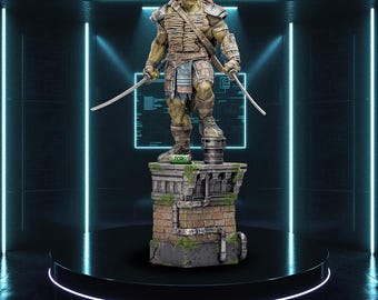 Leonardo - Dual-Blade Turtle Warrior STL (Fullsize + Bust)