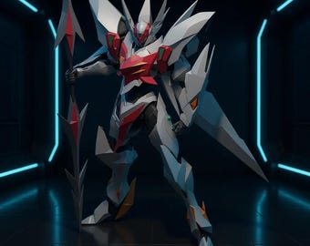 テッカマンブレード ブラスター STL フィギュア | N.T.S スケール | シーズン 3 - ウルトラグレード | 3D プリントファイルモデル
