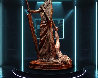 Horror Executioner Fanart STL Statue | 1/6 Scale | 3D STL Print File Model Download